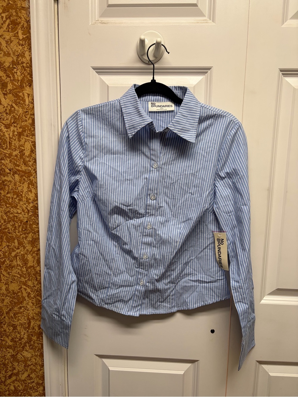 NWT Blue and White Striped Button Down